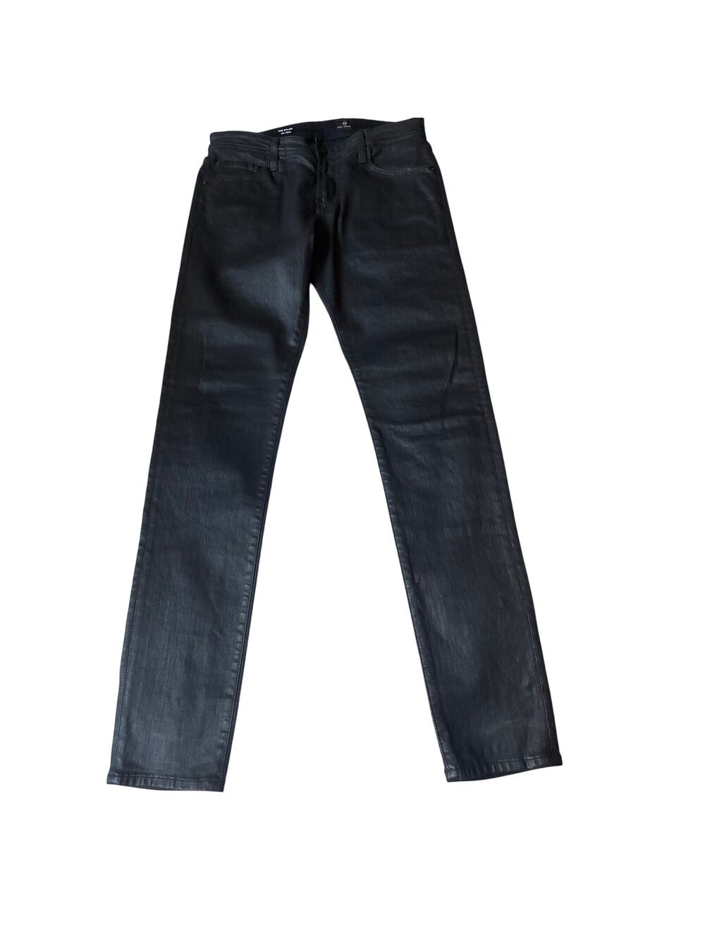 AG Adriano Goldschmied Men's 33x34 The Dylan Slim Skinny Black Jeans Denim